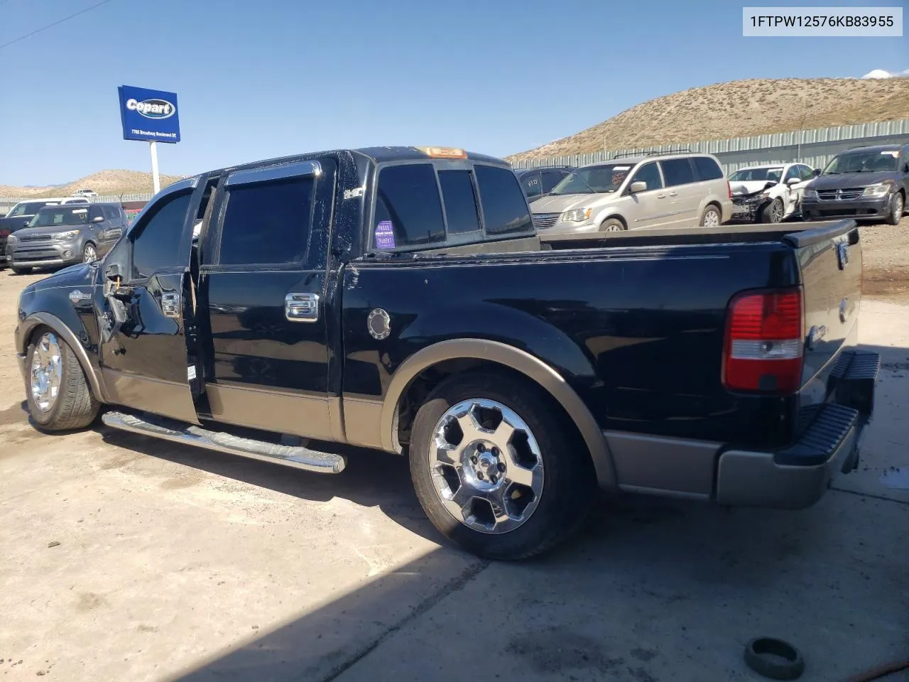 2006 Ford F150 Supercrew VIN: 1FTPW12576KB83955 Lot: 70431434