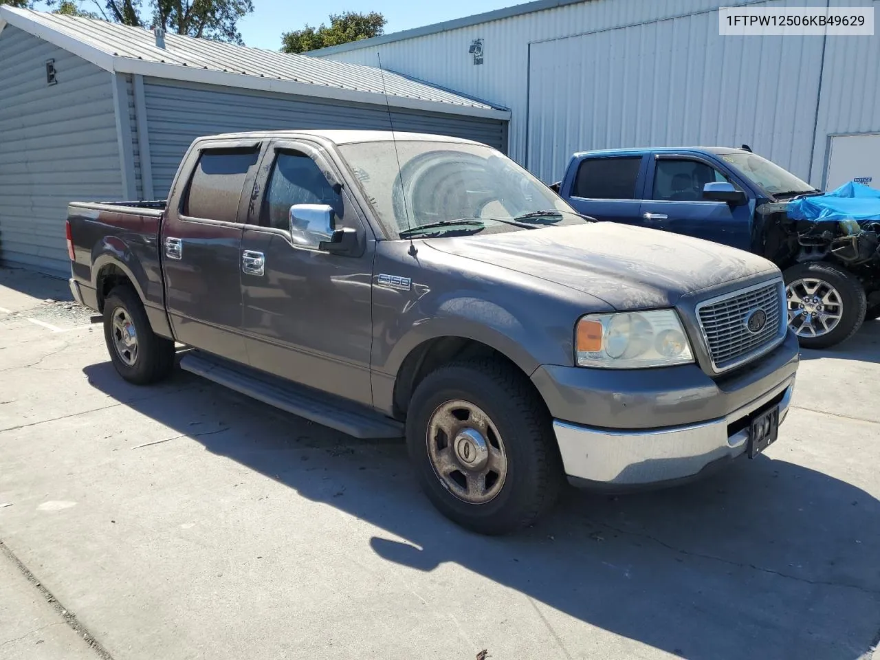 2006 Ford F150 Supercrew VIN: 1FTPW12506KB49629 Lot: 70778464