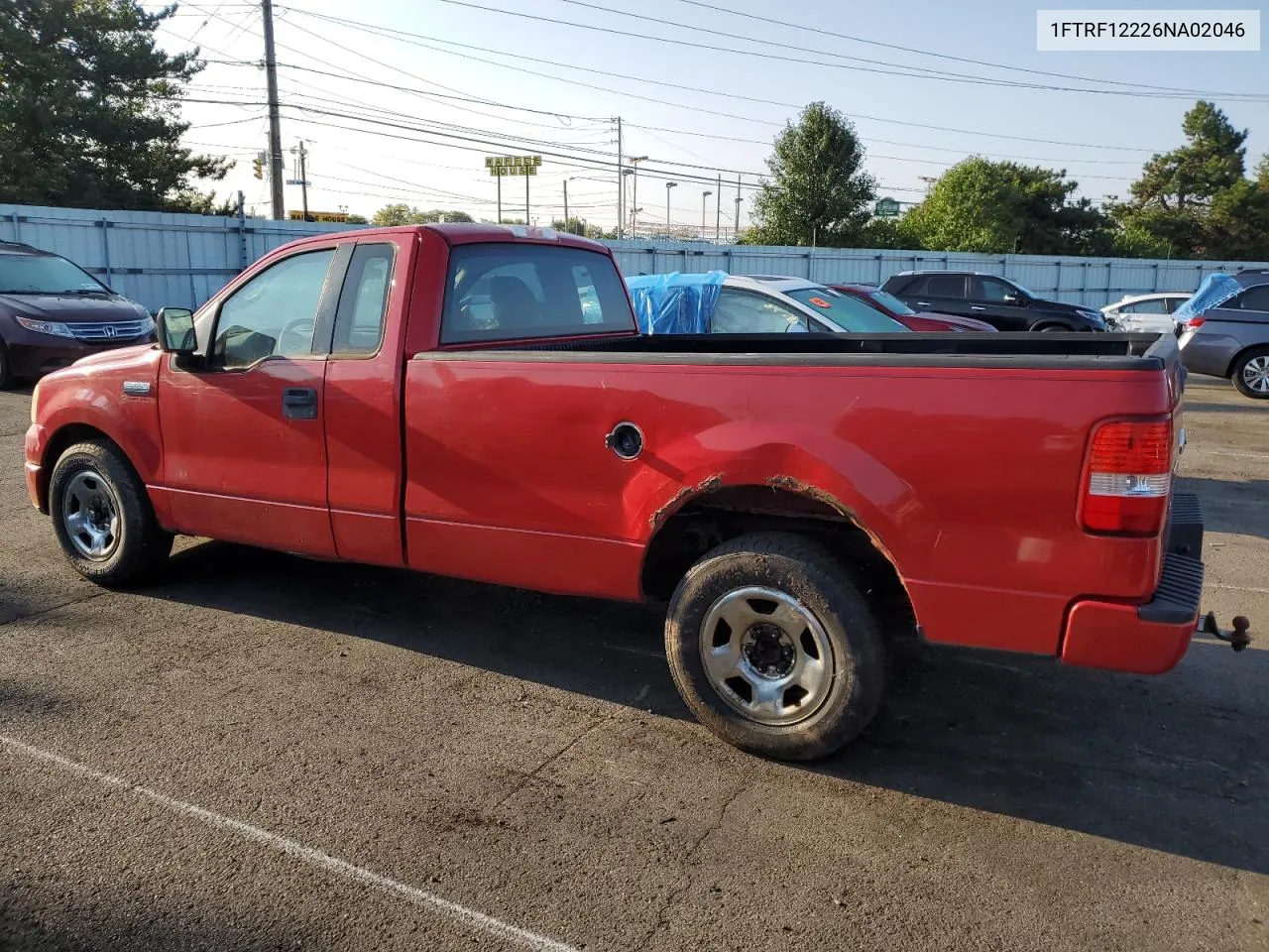 2006 Ford F150 VIN: 1FTRF12226NA02046 Lot: 70826404