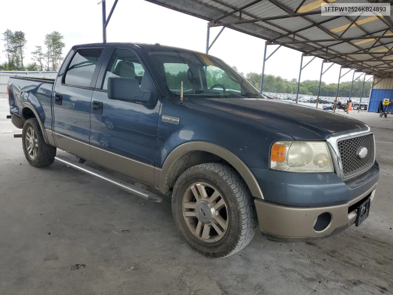 2006 Ford F150 Supercrew VIN: 1FTPW12526KB24893 Lot: 71250554