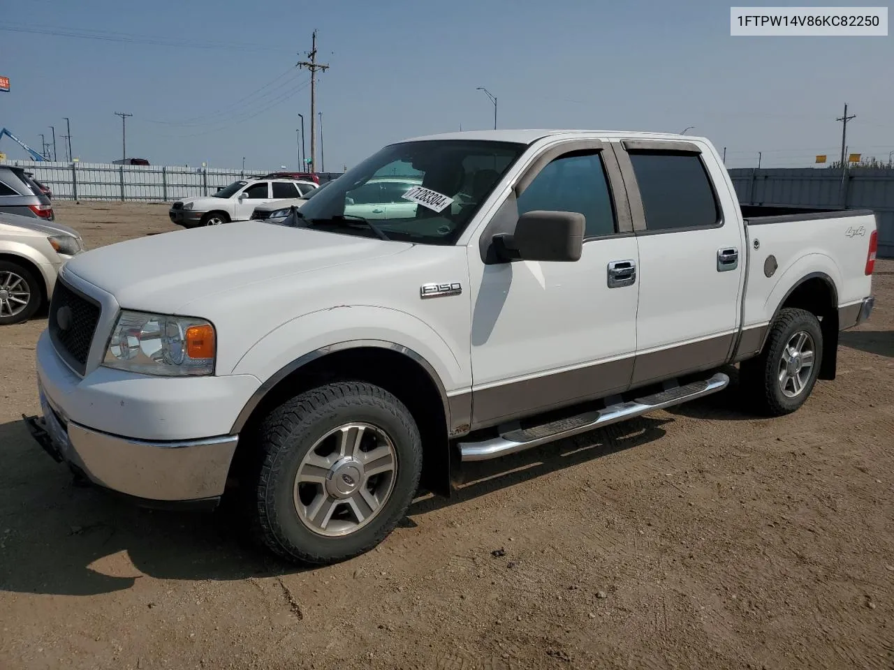 2006 Ford F150 Supercrew VIN: 1FTPW14V86KC82250 Lot: 71283304