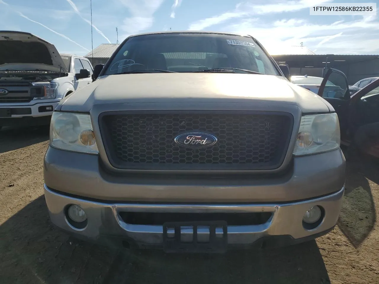 2006 Ford F150 Supercrew VIN: 1FTPW12586KB22355 Lot: 71309304