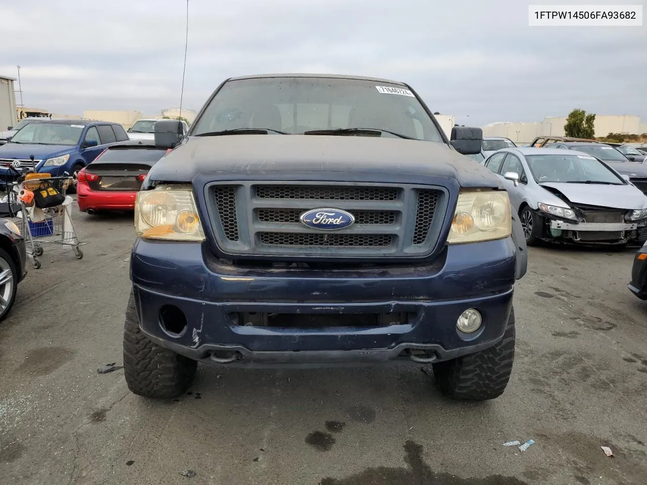 2006 Ford F150 Supercrew VIN: 1FTPW14506FA93682 Lot: 71646724