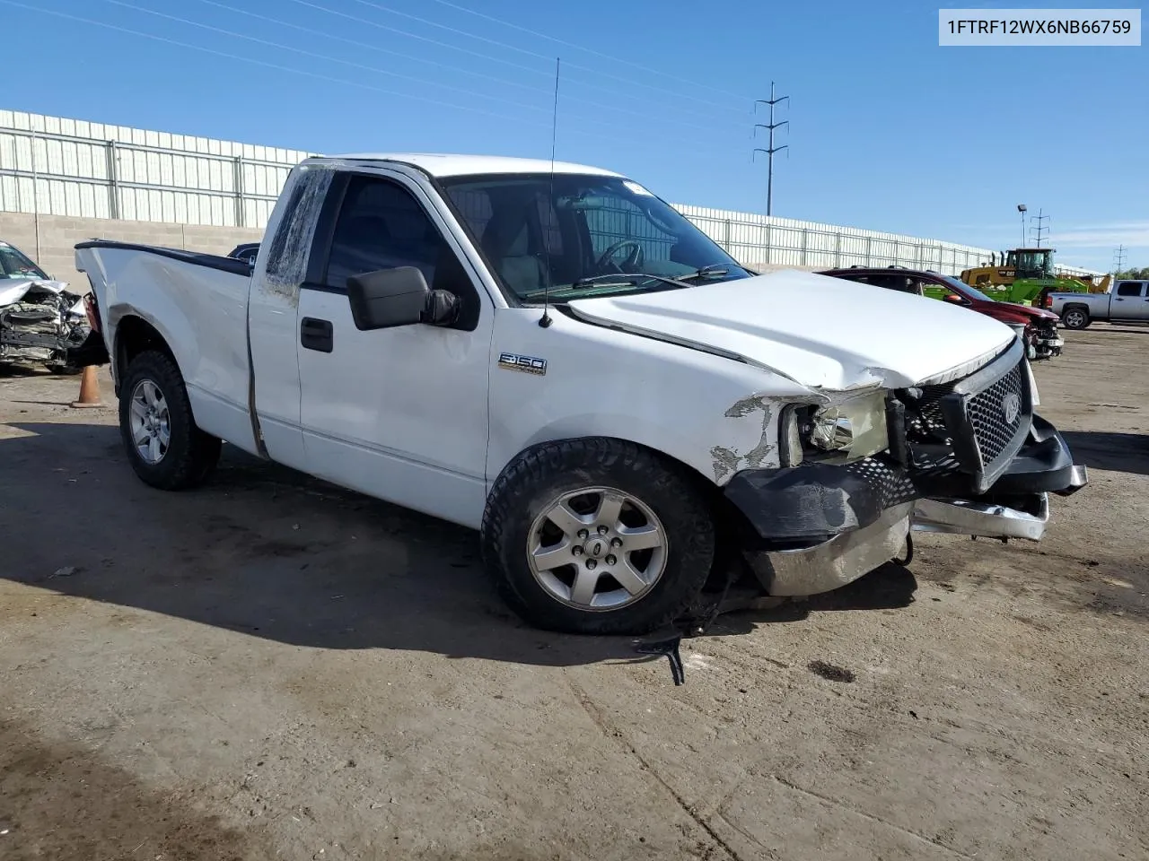 2006 Ford F150 VIN: 1FTRF12WX6NB66759 Lot: 72276324