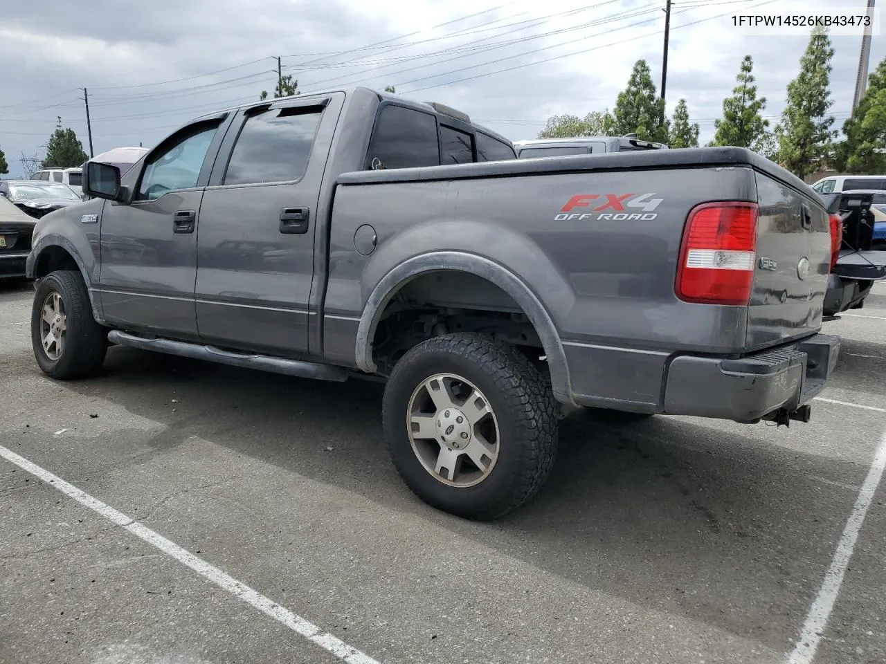 2006 Ford F150 Supercrew VIN: 1FTPW14526KB43473 Lot: 72281974