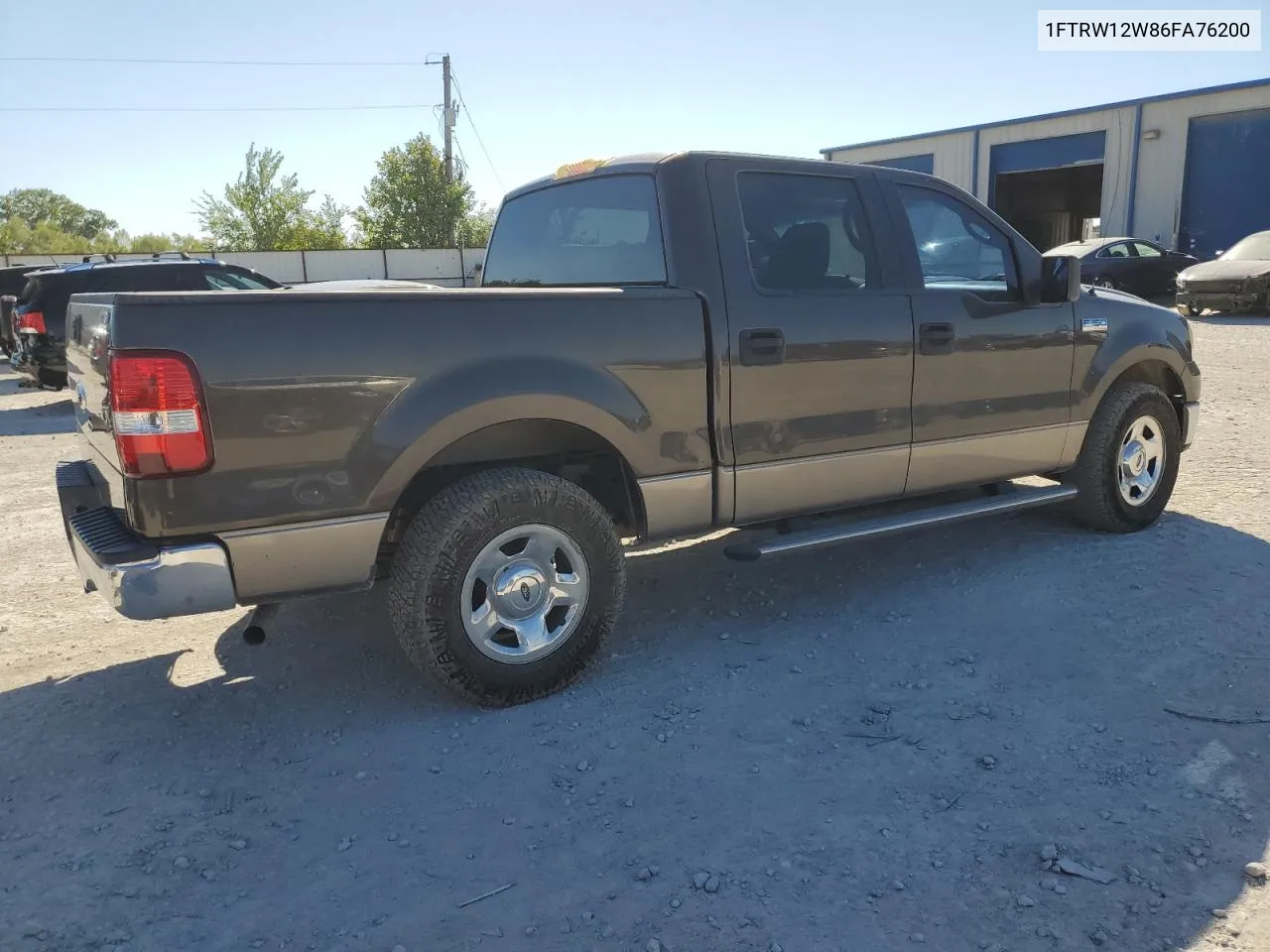 2006 Ford F150 Supercrew VIN: 1FTRW12W86FA76200 Lot: 73428824