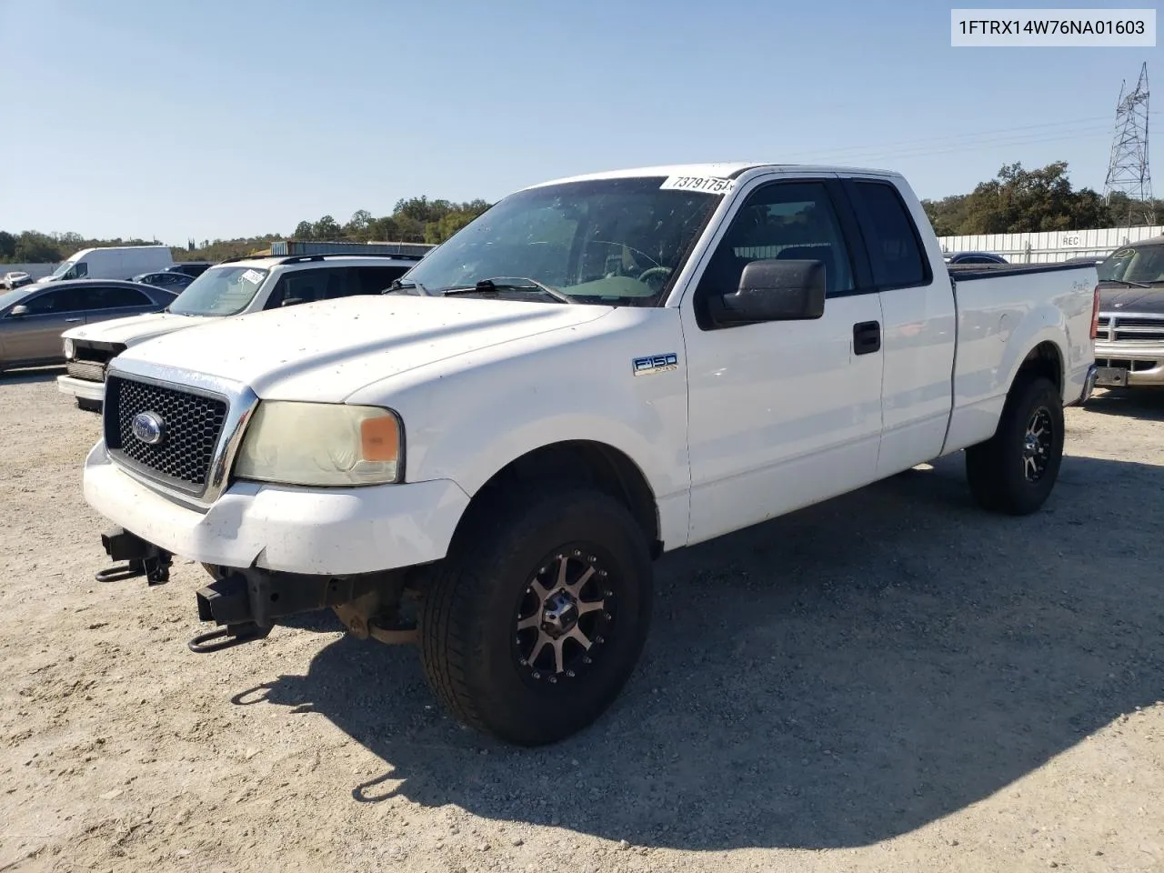 2006 Ford F150 VIN: 1FTRX14W76NA01603 Lot: 73791754