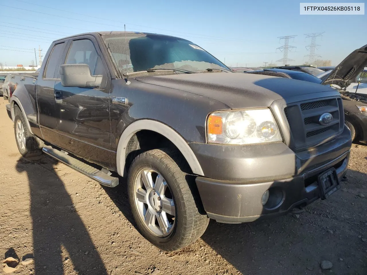 2006 Ford F150 VIN: 1FTPX04526KB05118 Lot: 73843544