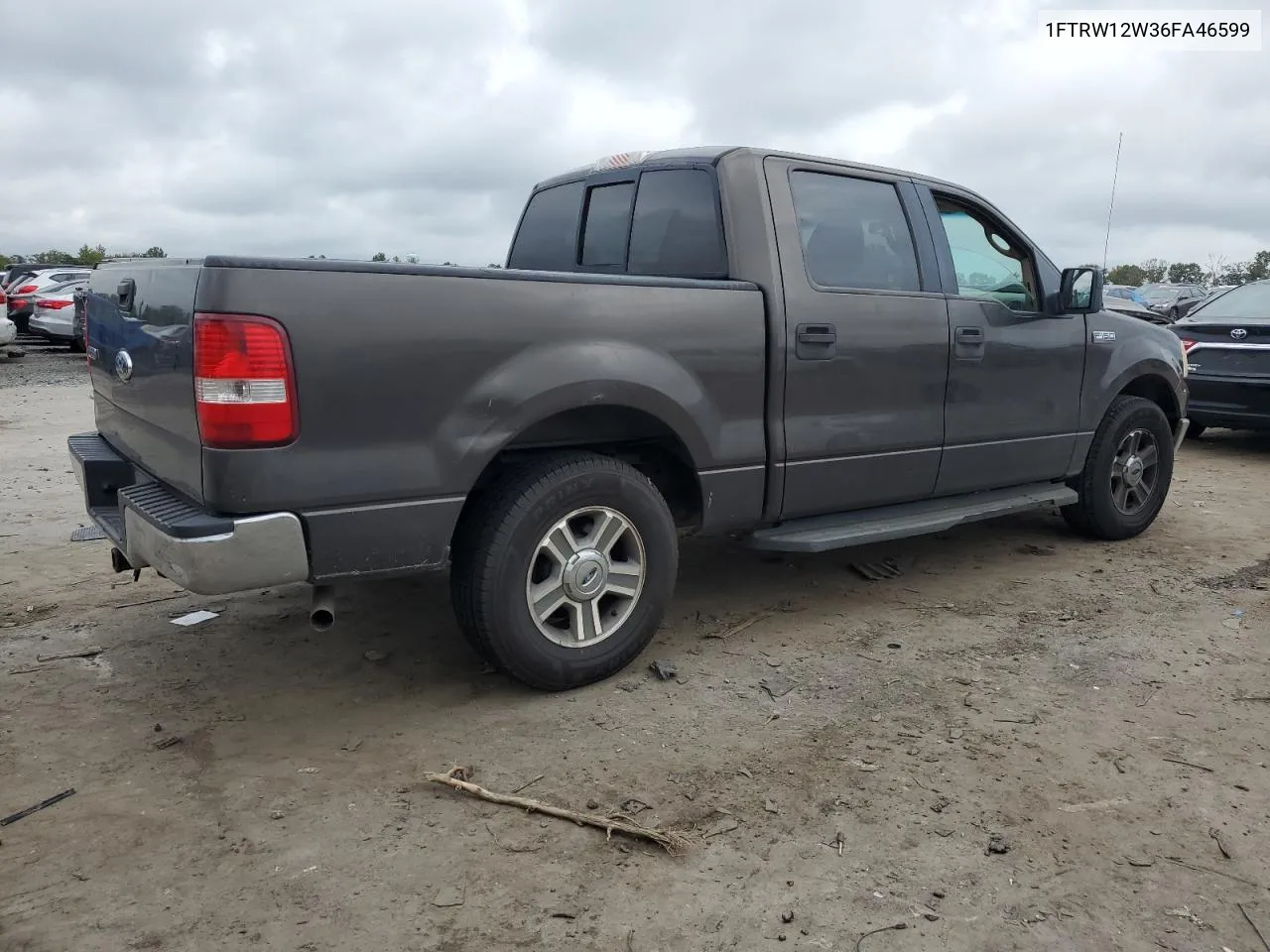 1FTRW12W36FA46599 2006 Ford F150 Supercrew