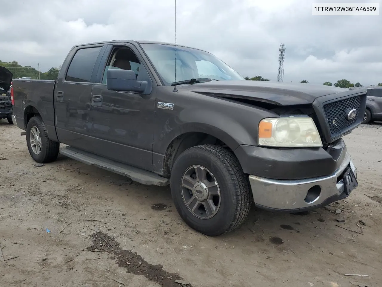 1FTRW12W36FA46599 2006 Ford F150 Supercrew