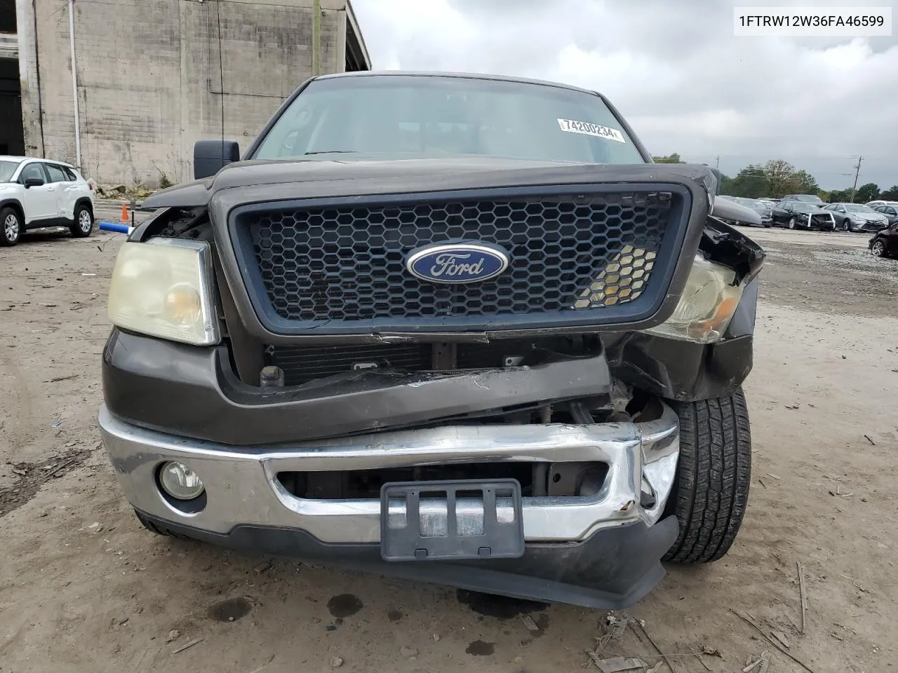 1FTRW12W36FA46599 2006 Ford F150 Supercrew