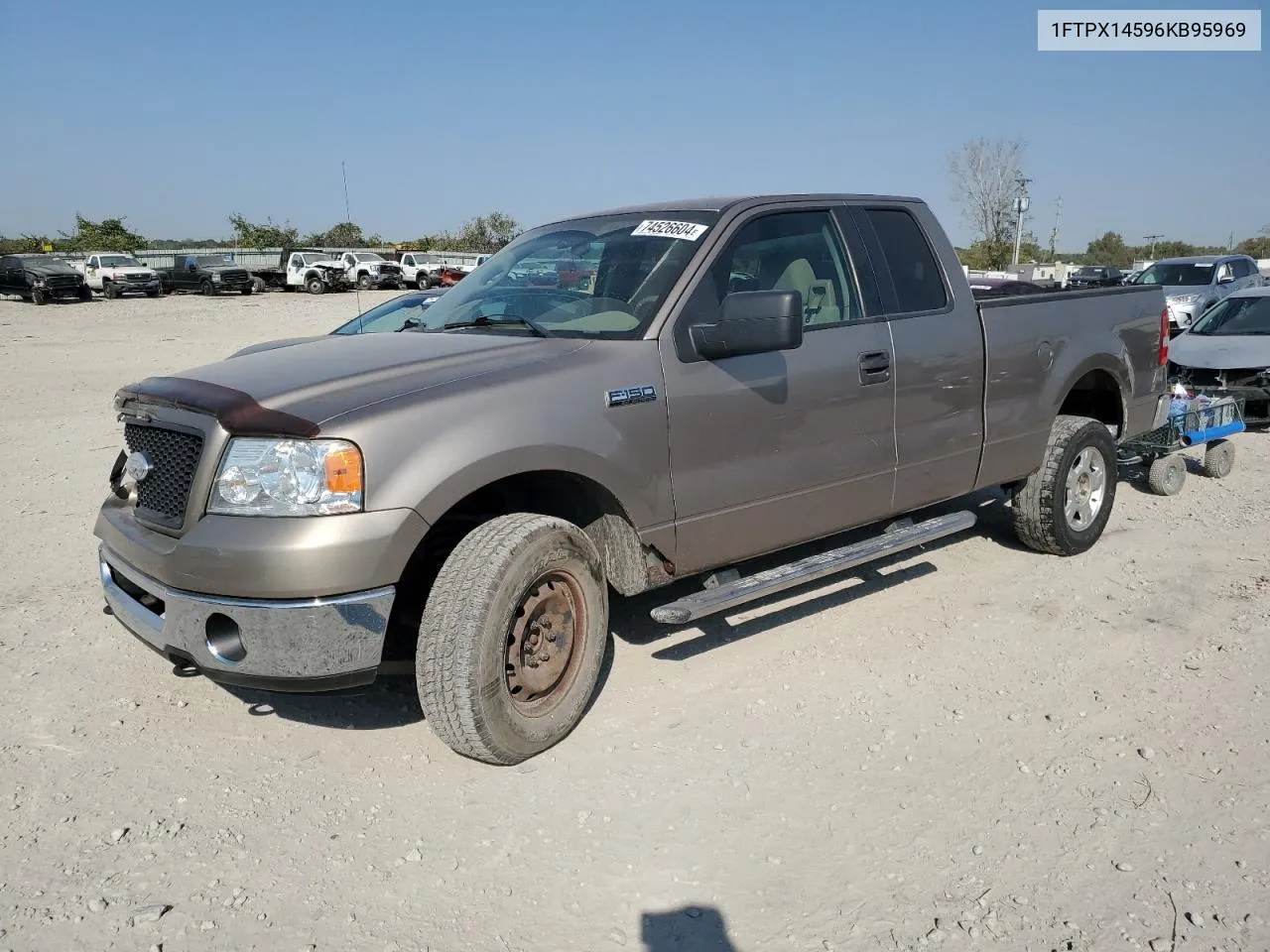 2006 Ford F150 VIN: 1FTPX14596KB95969 Lot: 74526604