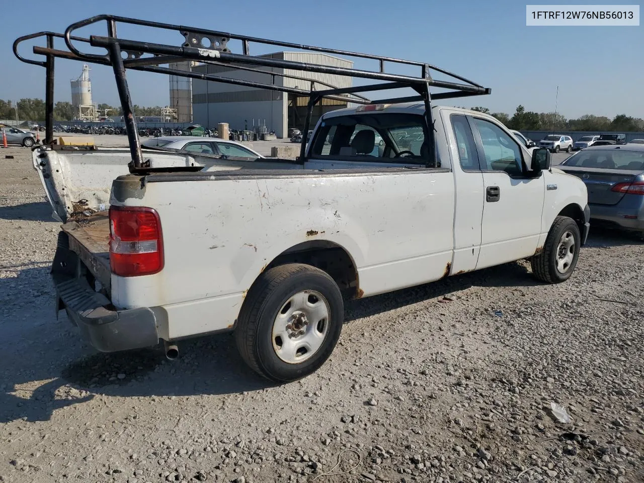 2006 Ford F150 VIN: 1FTRF12W76NB56013 Lot: 75646284