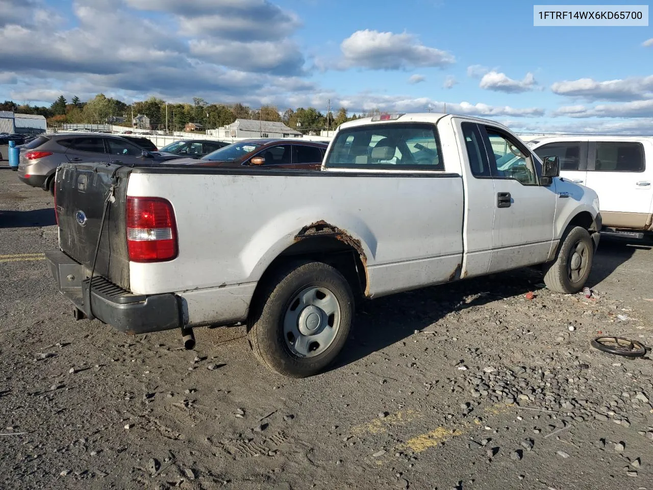 2006 Ford F150 VIN: 1FTRF14WX6KD65700 Lot: 76083984