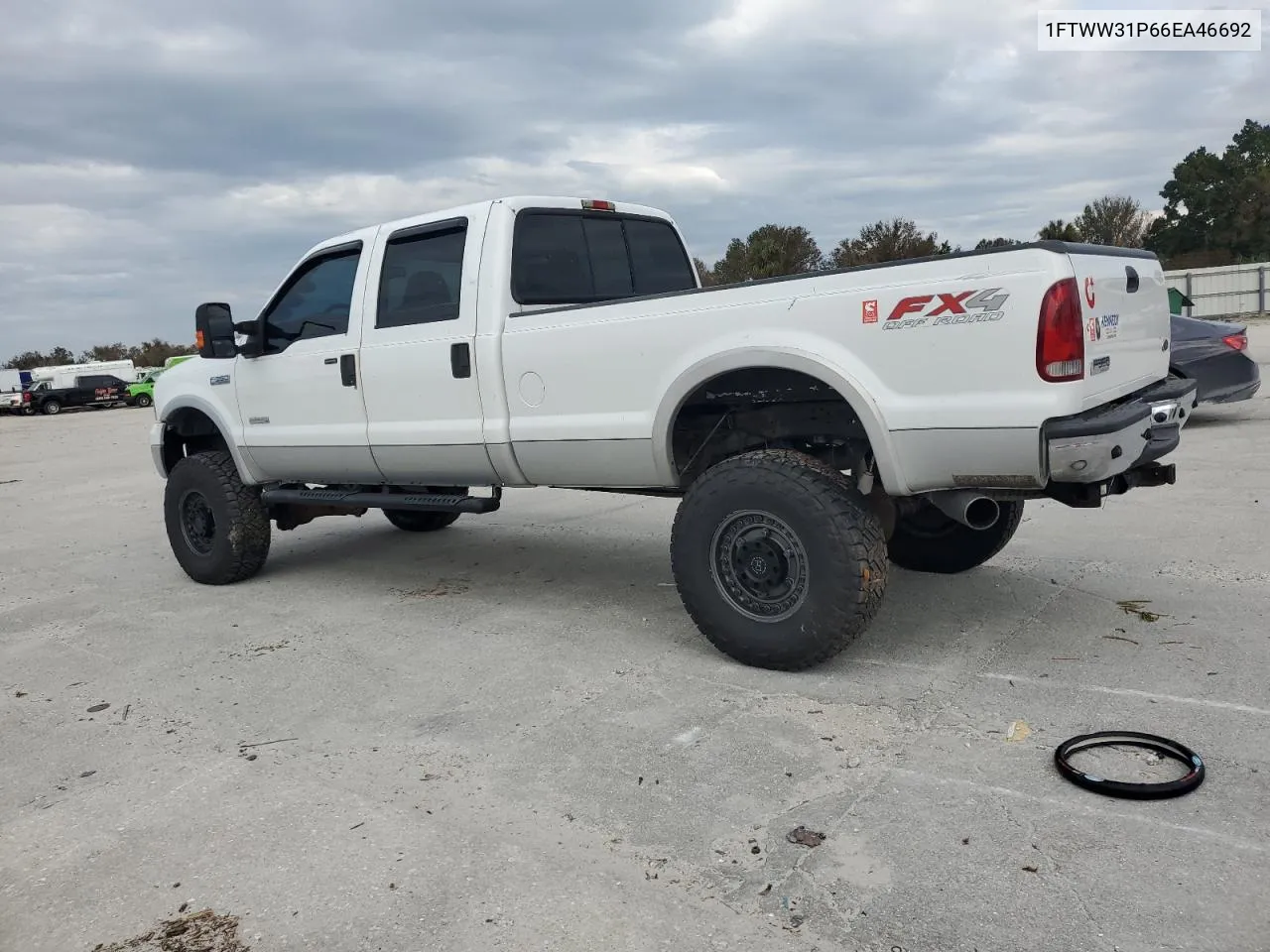 2006 Ford F350 Srw Super Duty VIN: 1FTWW31P66EA46692 Lot: 77228084