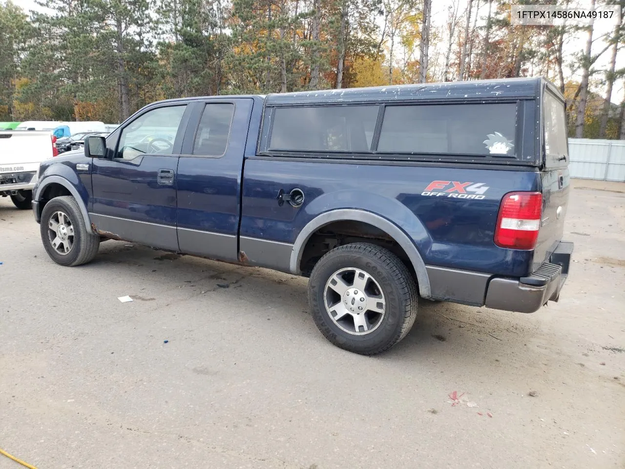 2006 Ford F150 VIN: 1FTPX14586NA49187 Lot: 77278074