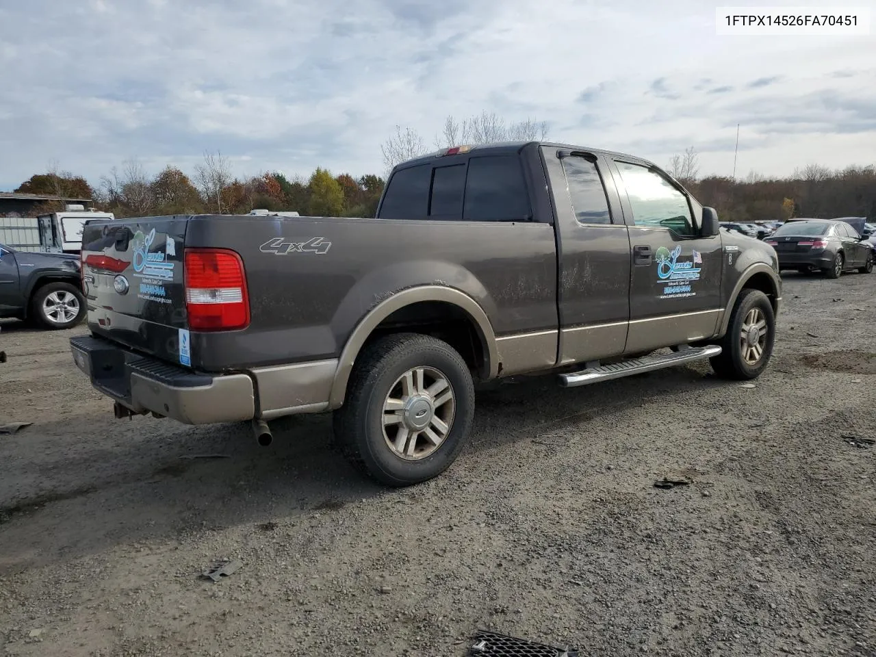 2006 Ford F150 VIN: 1FTPX14526FA70451 Lot: 79050434