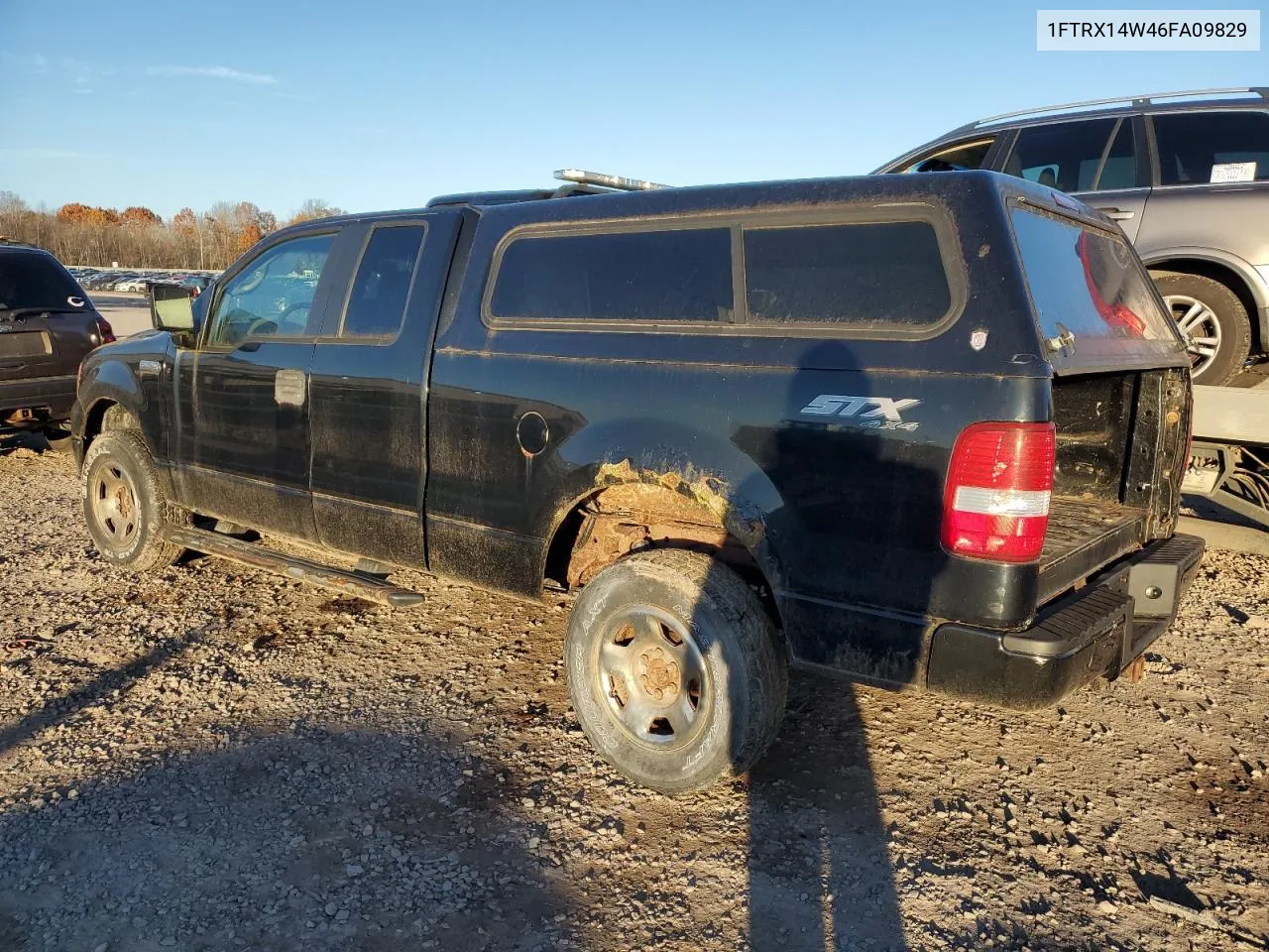 2006 Ford F150 VIN: 1FTRX14W46FA09829 Lot: 79188284