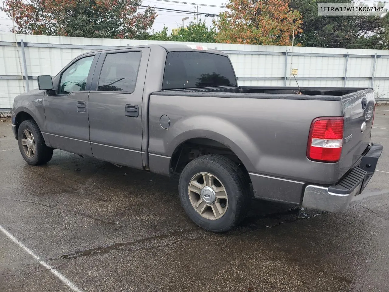 2006 Ford F150 Supercrew VIN: 1FTRW12W16KC67142 Lot: 79543954