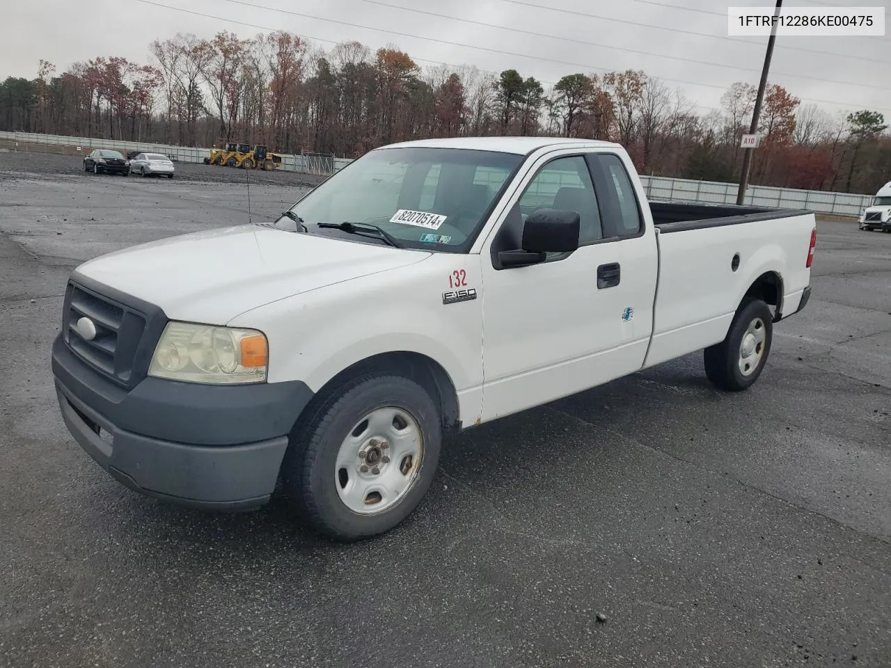 2006 Ford F150 VIN: 1FTRF12286KE00475 Lot: 82070514