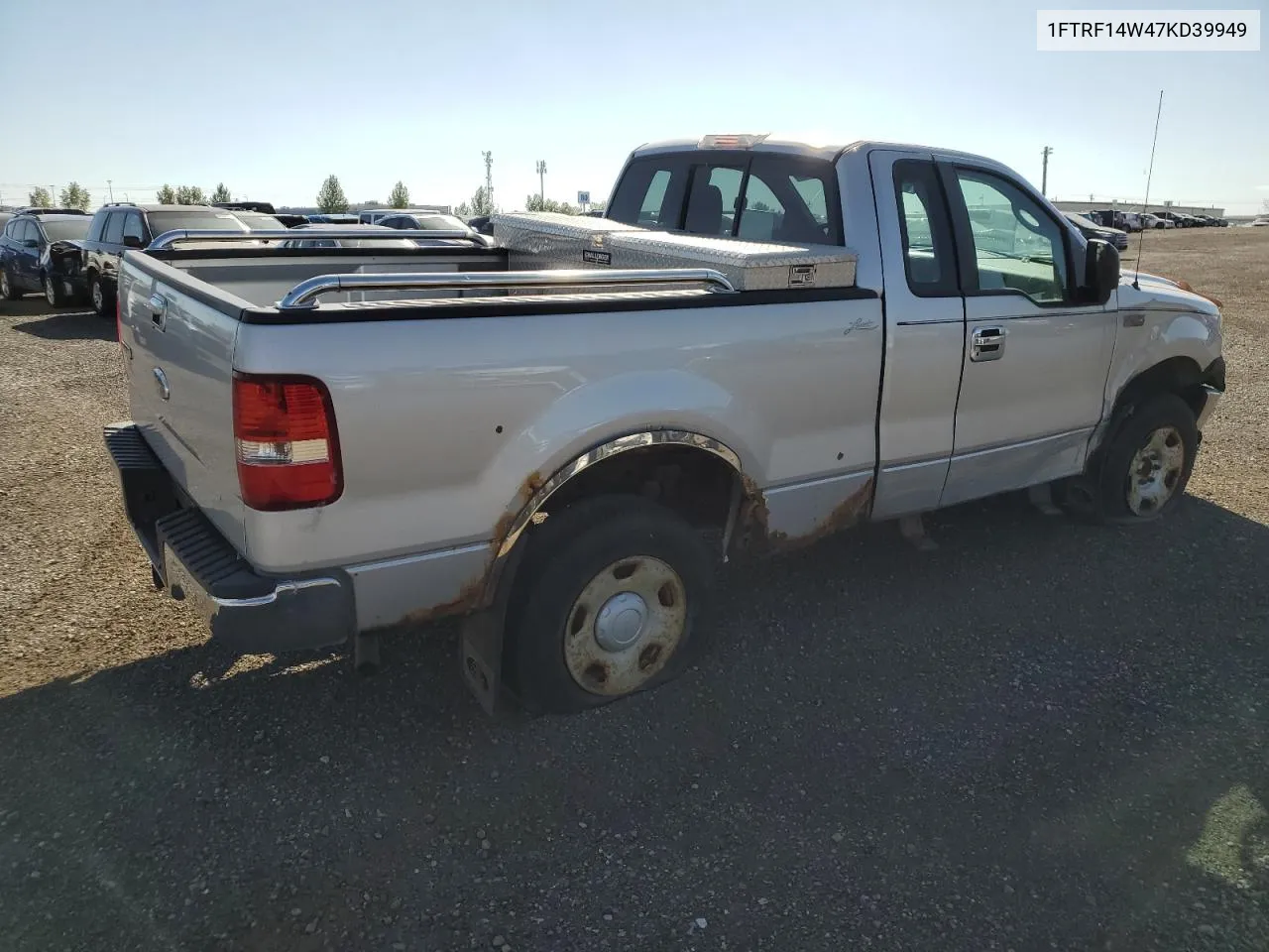 2007 Ford F150 VIN: 1FTRF14W47KD39949 Lot: 37581083