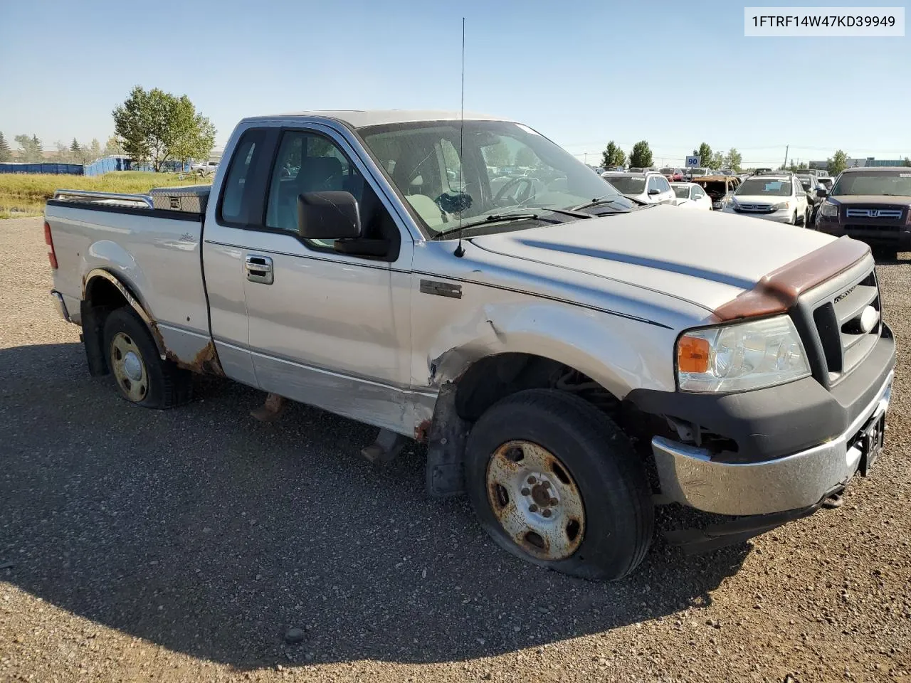 2007 Ford F150 VIN: 1FTRF14W47KD39949 Lot: 37581083