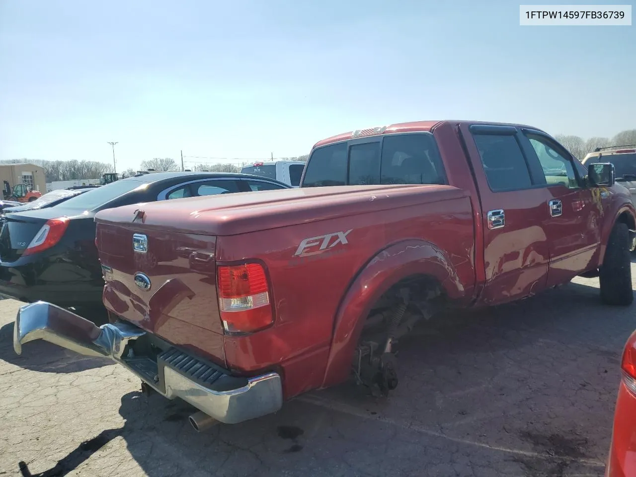 2007 Ford F150 Supercrew VIN: 1FTPW14597FB36739 Lot: 48689964