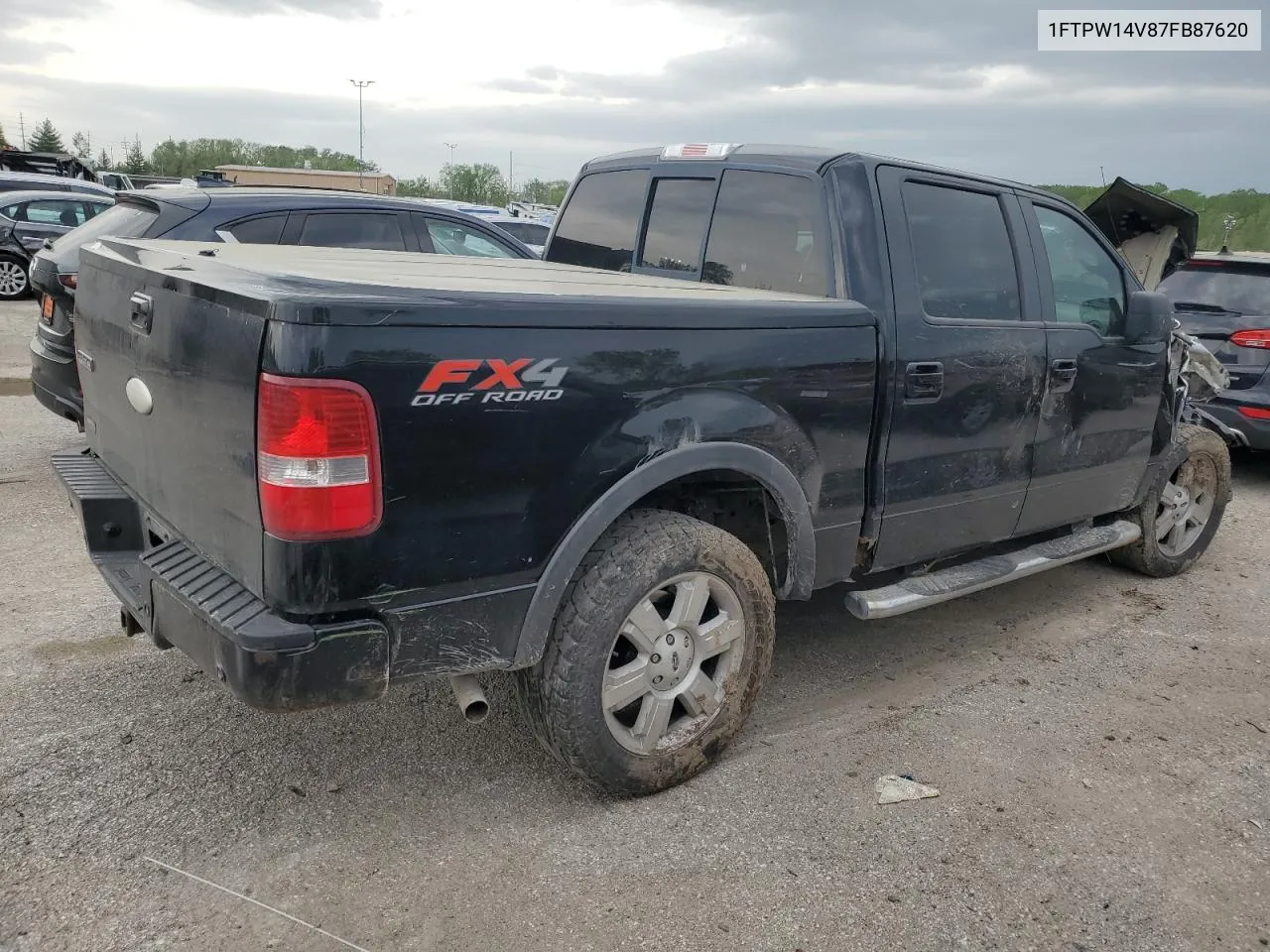 2007 Ford F150 Supercrew VIN: 1FTPW14V87FB87620 Lot: 51281844