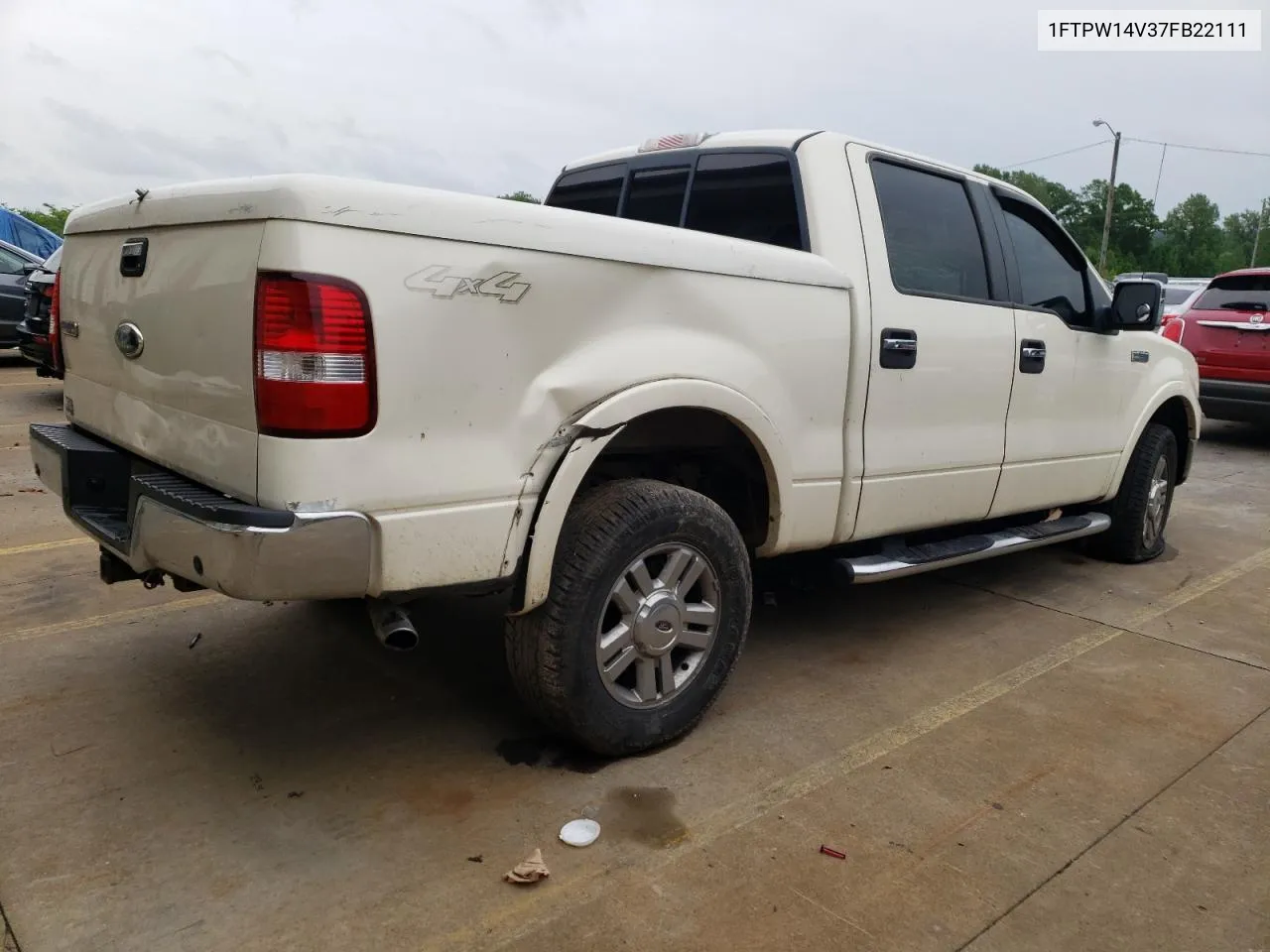 2007 Ford F150 Supercrew VIN: 1FTPW14V37FB22111 Lot: 53690154