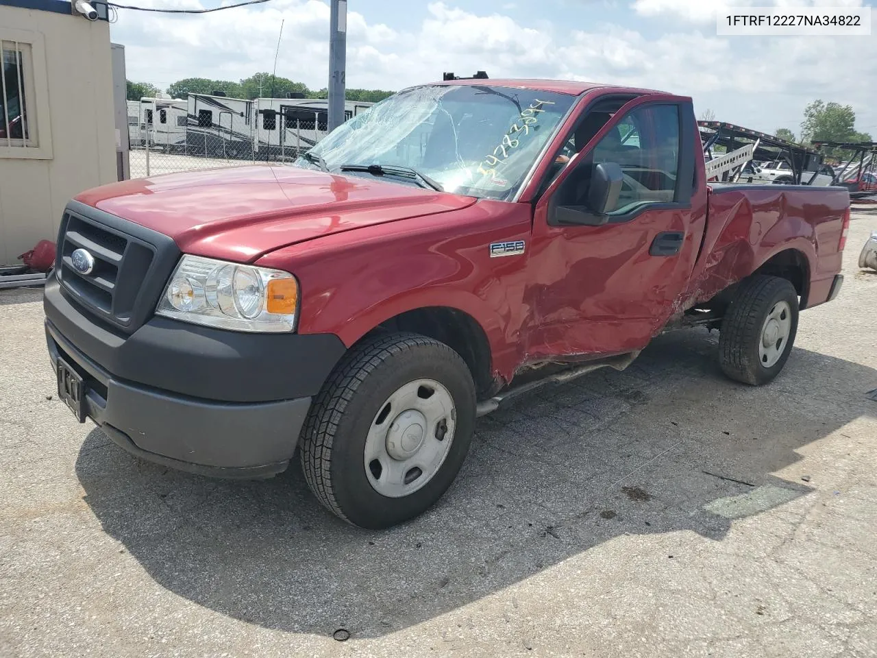 2007 Ford F150 VIN: 1FTRF12227NA34822 Lot: 54783294