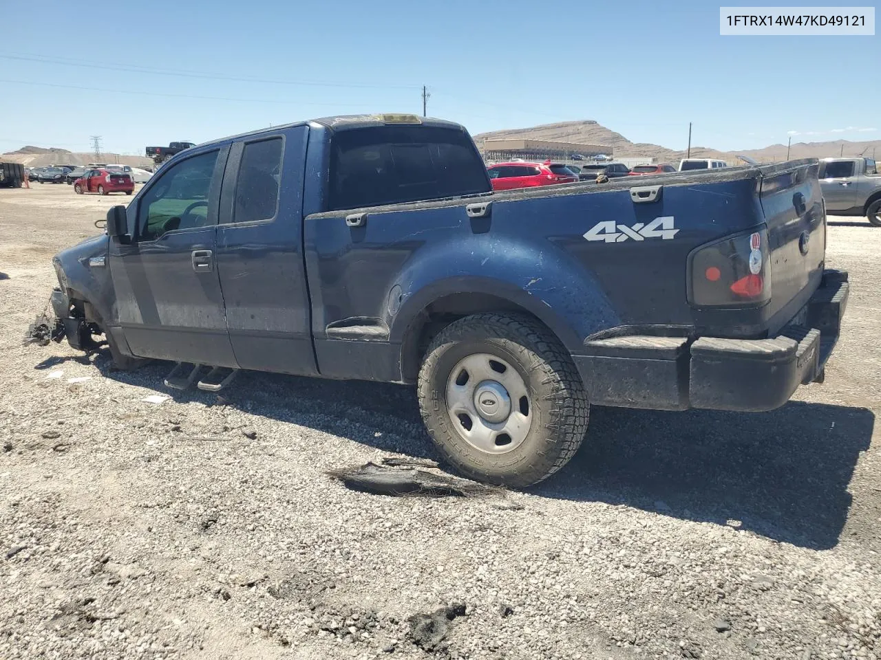 2007 Ford F150 VIN: 1FTRX14W47KD49121 Lot: 56943994