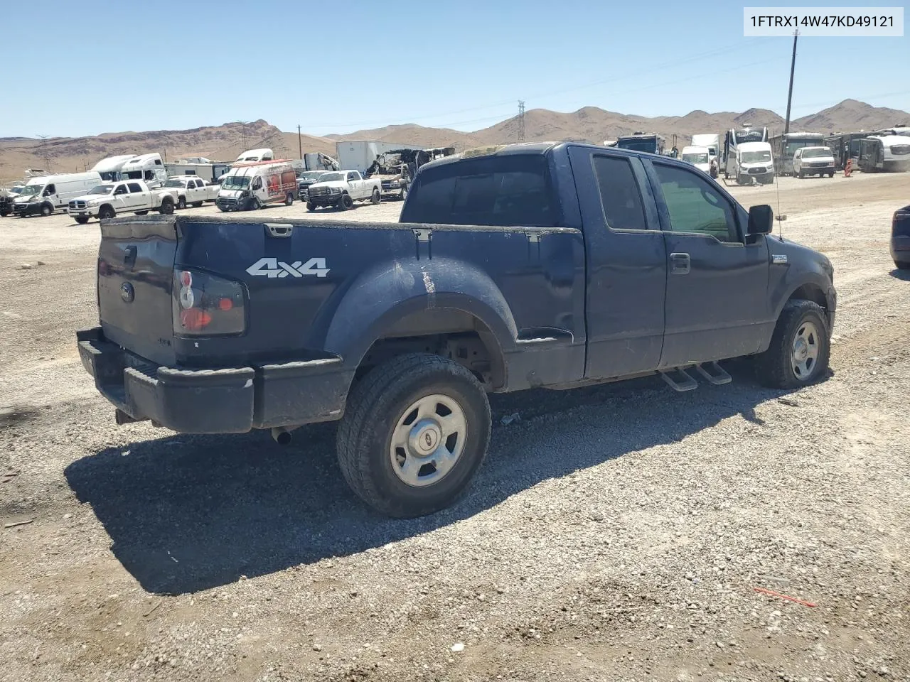 2007 Ford F150 VIN: 1FTRX14W47KD49121 Lot: 56943994