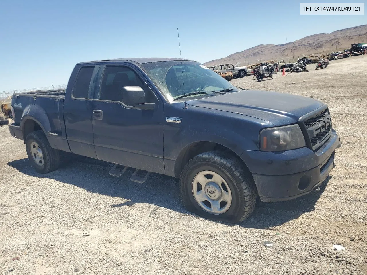 2007 Ford F150 VIN: 1FTRX14W47KD49121 Lot: 56943994