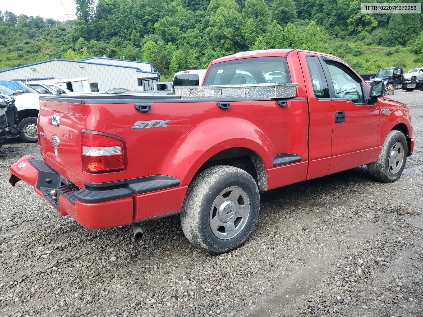 2007 Ford F150 VIN: 1FTRF02207KB72953 Lot: 58007484