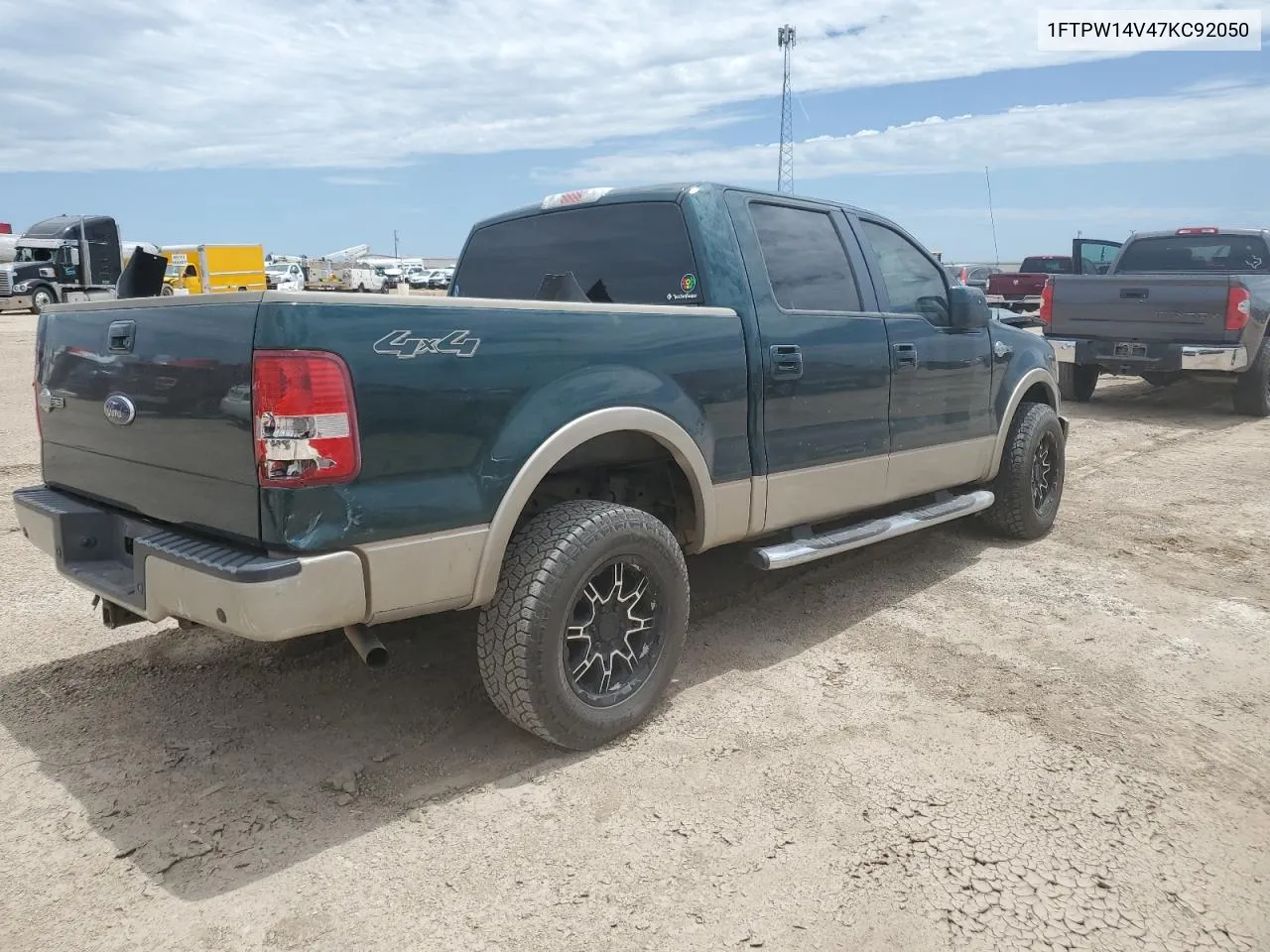 2007 Ford F150 Supercrew VIN: 1FTPW14V47KC92050 Lot: 61503964