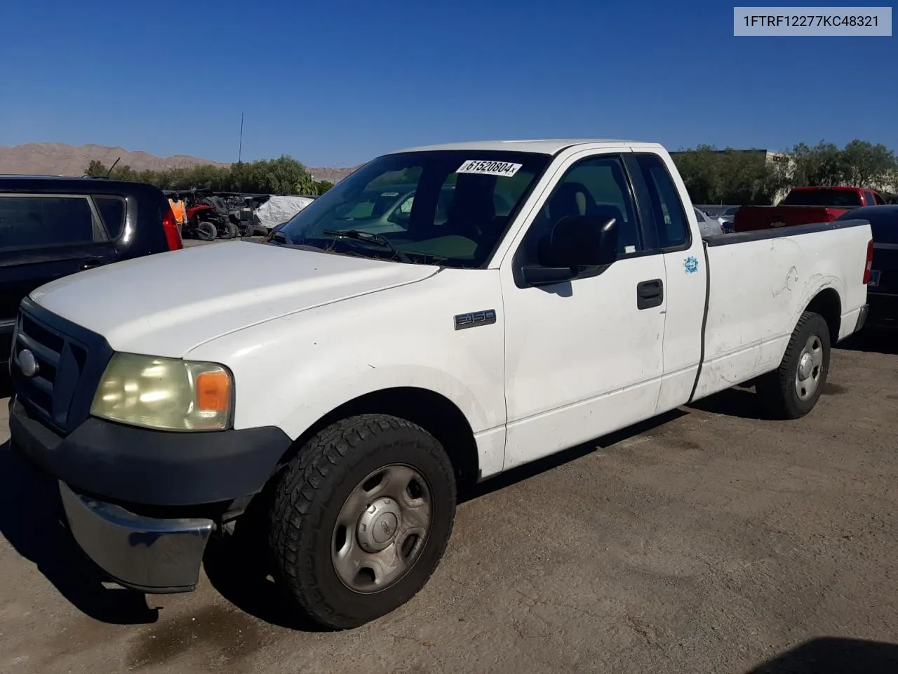 2007 Ford F150 VIN: 1FTRF12277KC48321 Lot: 61520804