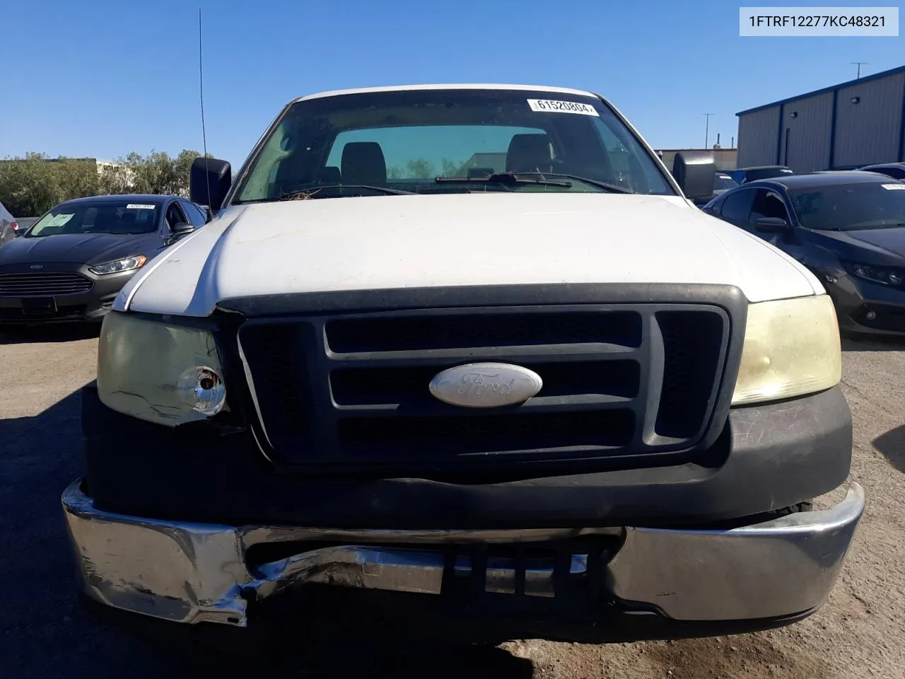 2007 Ford F150 VIN: 1FTRF12277KC48321 Lot: 61520804