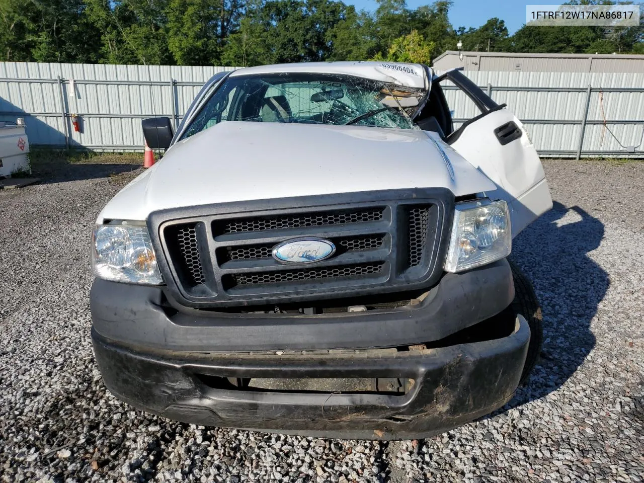 2007 Ford F150 VIN: 1FTRF12W17NA86817 Lot: 63966404