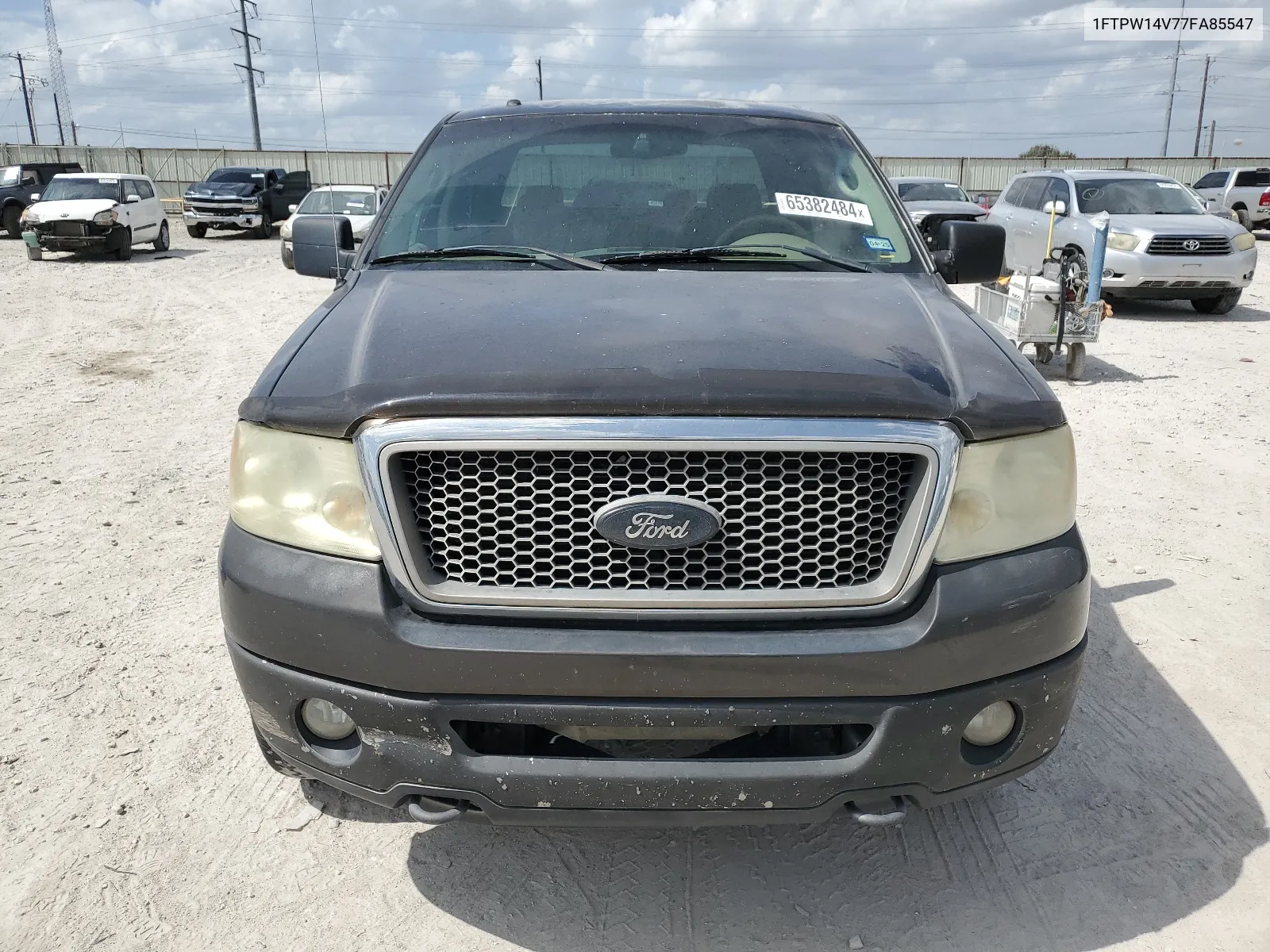 2007 Ford F150 Supercrew VIN: 1FTPW14V77FA85547 Lot: 65382484