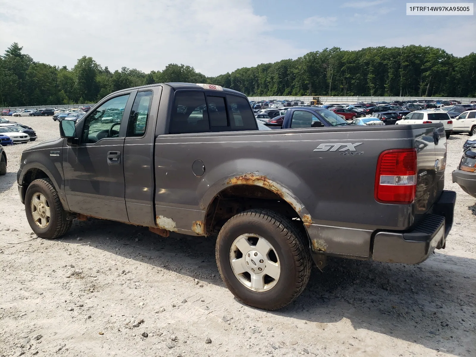 2007 Ford F150 VIN: 1FTRF14W97KA95005 Lot: 65852144