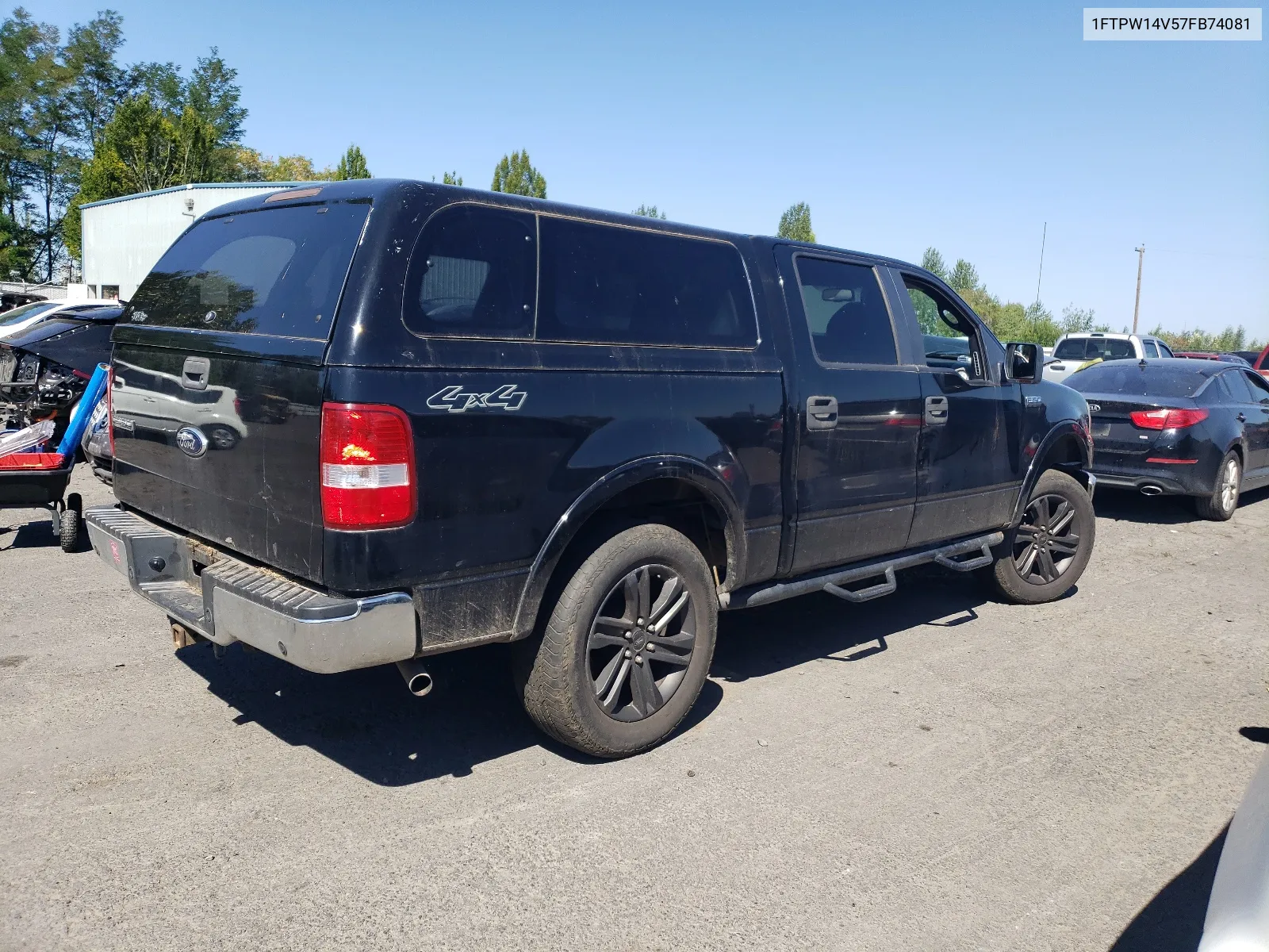 2007 Ford F150 Supercrew VIN: 1FTPW14V57FB74081 Lot: 65856584