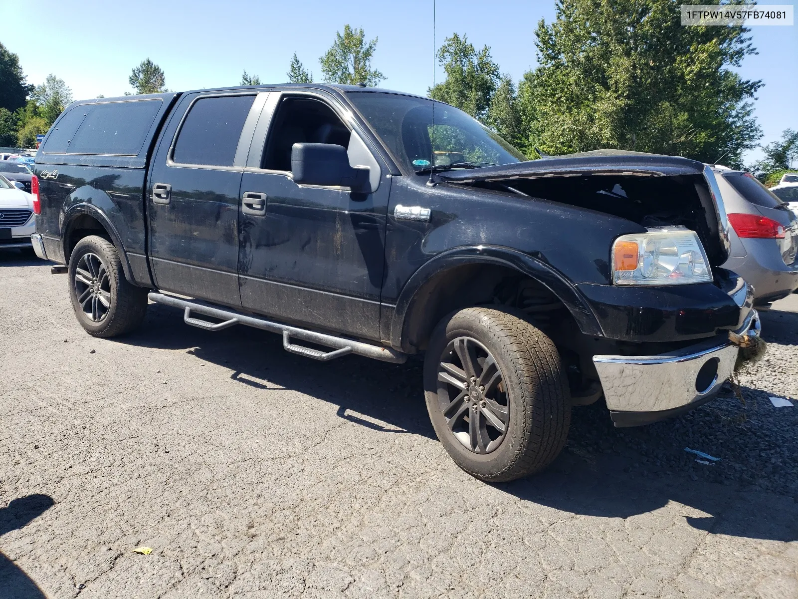 2007 Ford F150 Supercrew VIN: 1FTPW14V57FB74081 Lot: 65856584