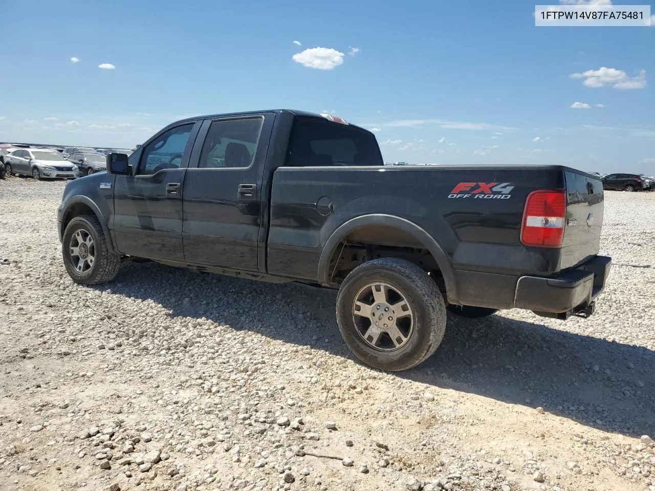 2007 Ford F150 Supercrew VIN: 1FTPW14V87FA75481 Lot: 67053494