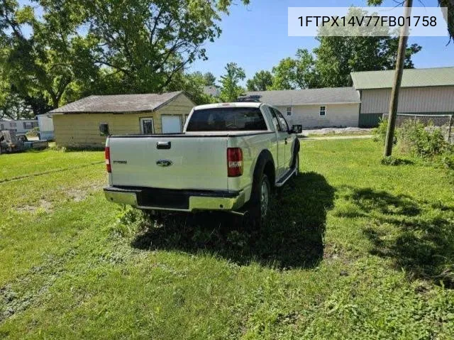 2007 Ford F150 VIN: 1FTPX14V77FB01758 Lot: 67064064