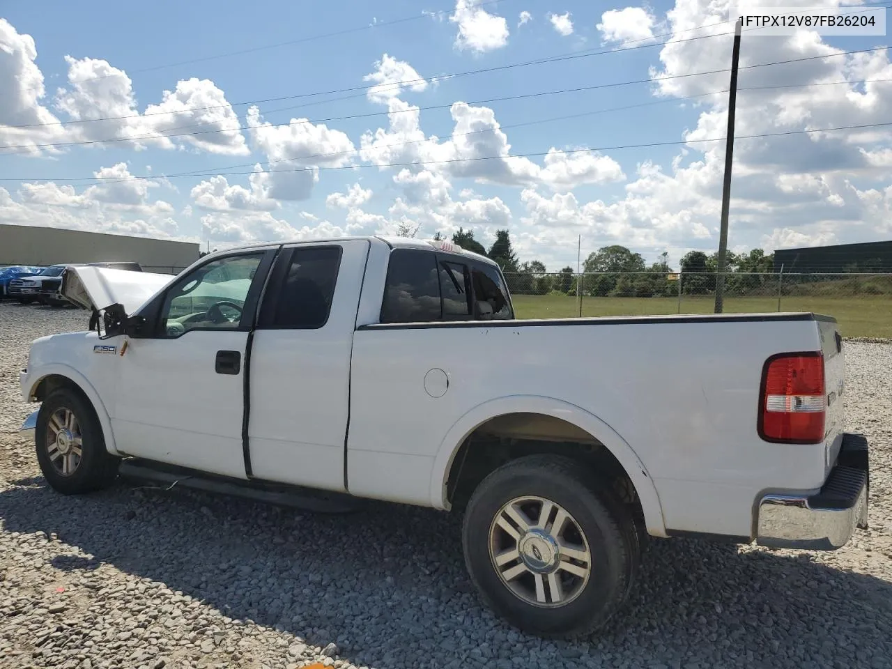 2007 Ford F150 VIN: 1FTPX12V87FB26204 Lot: 67352934