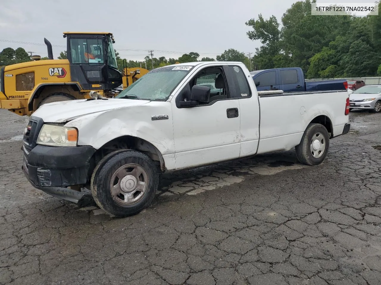 2007 Ford F150 VIN: 1FTRF12217NA02542 Lot: 67746354