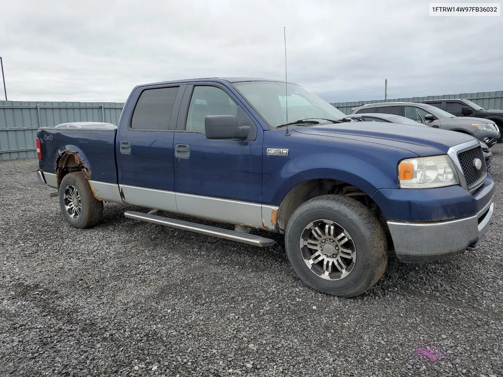 2007 Ford F150 Supercrew VIN: 1FTRW14W97FB36032 Lot: 68037094