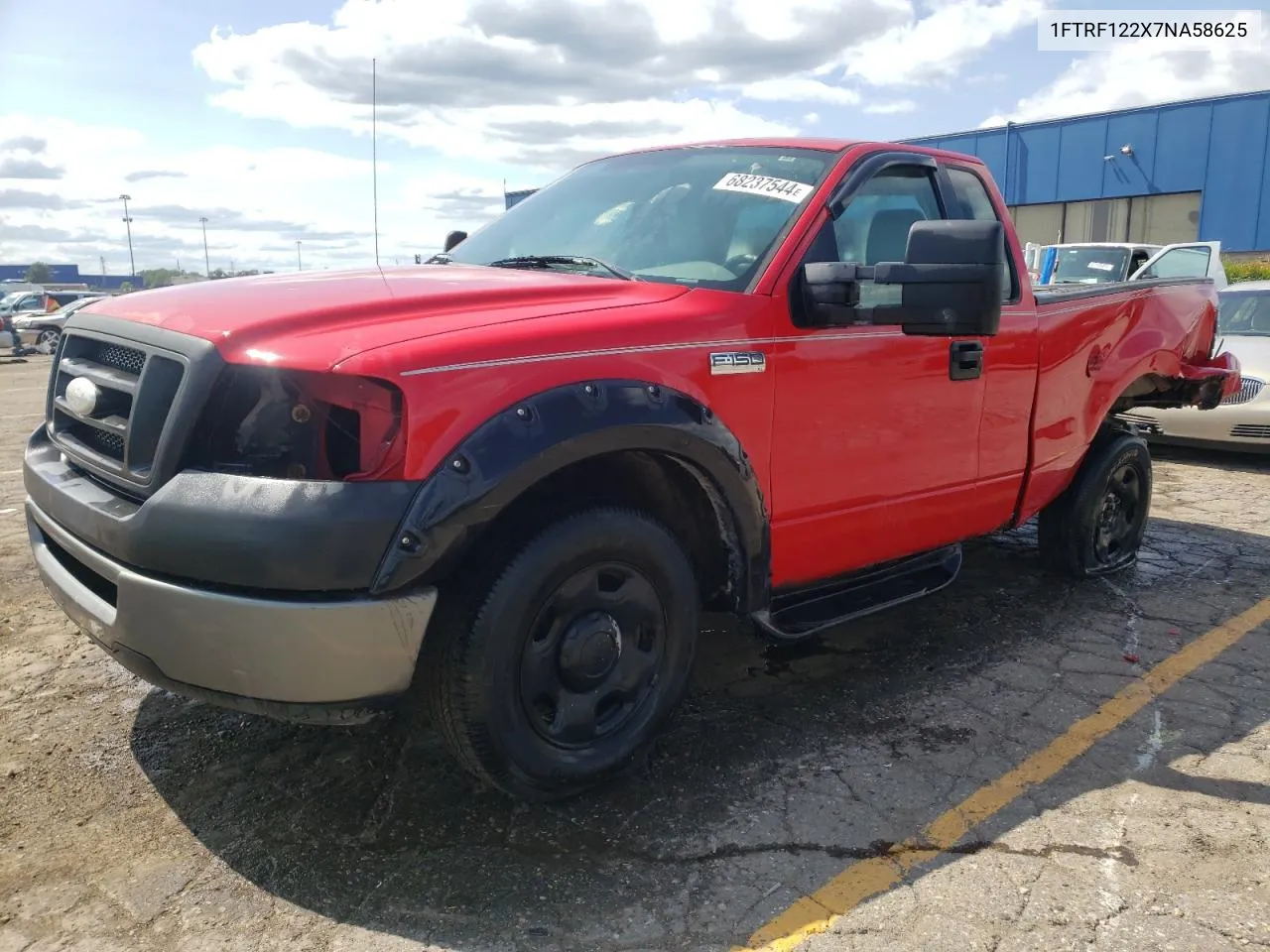 2007 Ford F150 VIN: 1FTRF122X7NA58625 Lot: 68237544