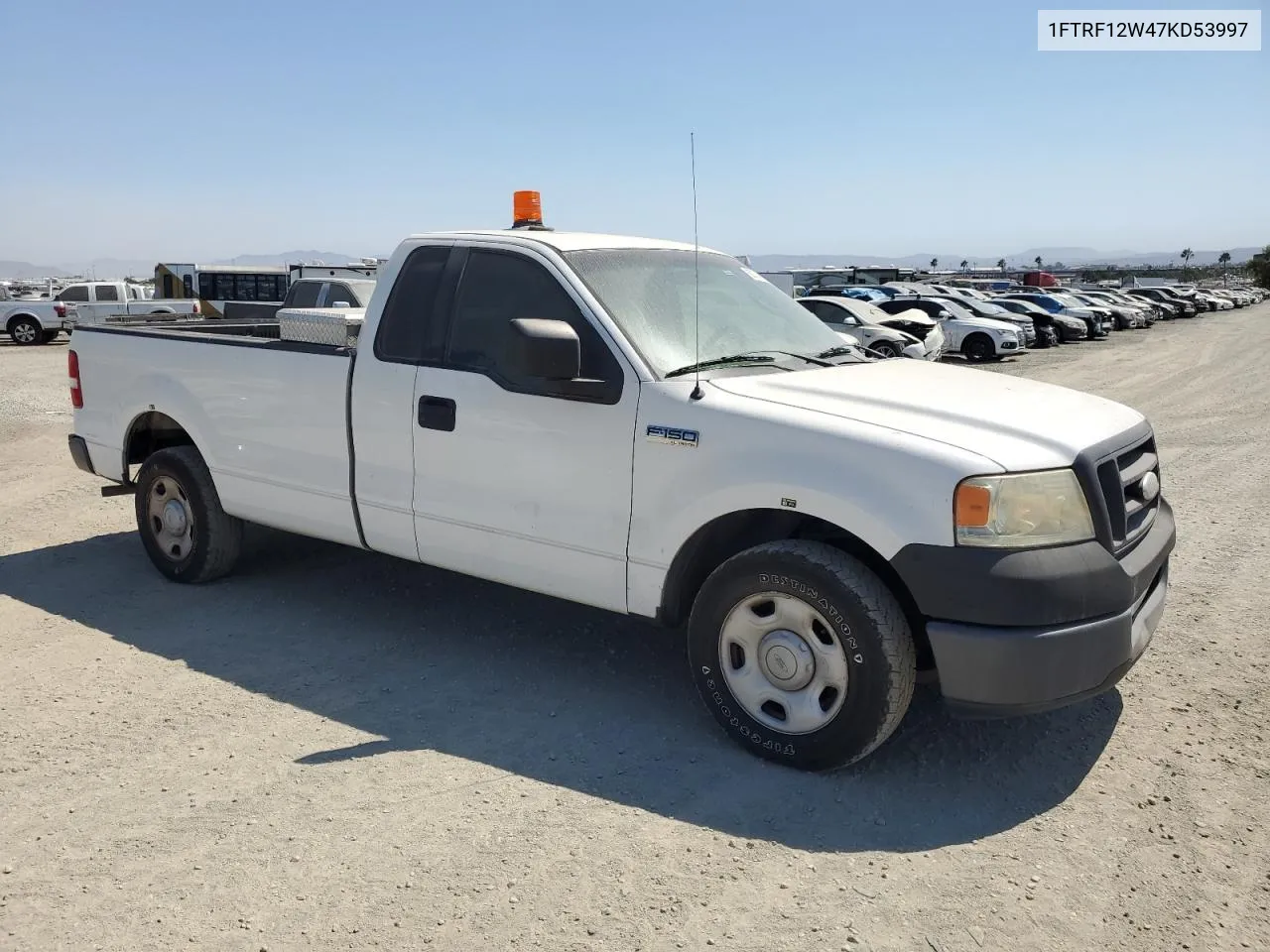 2007 Ford F150 VIN: 1FTRF12W47KD53997 Lot: 68274664