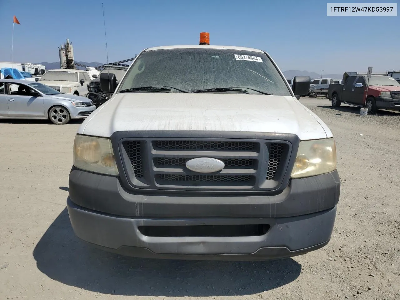 2007 Ford F150 VIN: 1FTRF12W47KD53997 Lot: 68274664